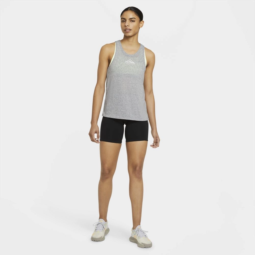 Nike Women's City Sleek Trail Tank Smoke Grey / Grey Fog / Heather TactileStitching
