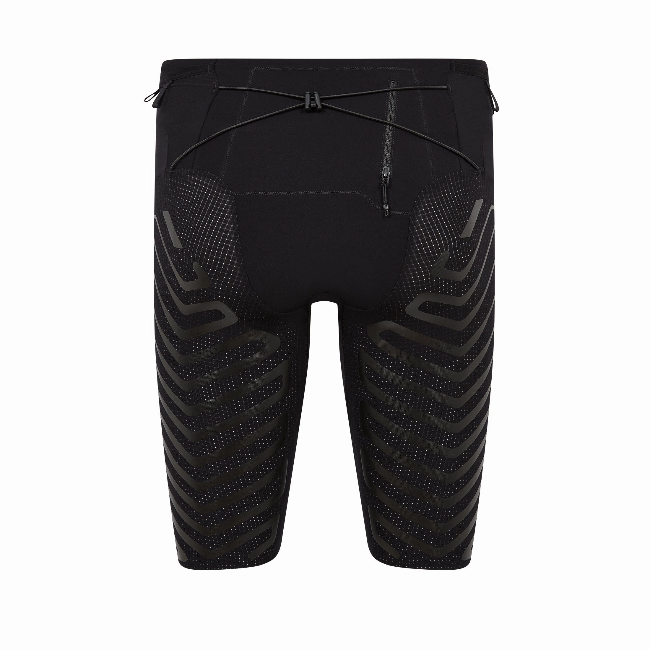 x Altra Men's Trail Race Shorts Black Stream Fit SeamFreeEngineering