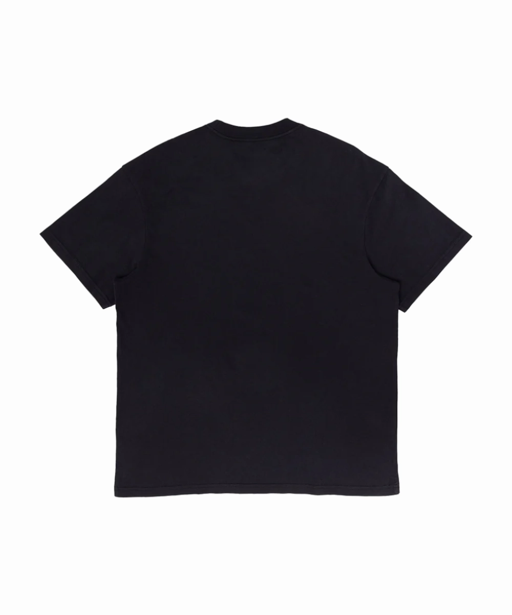 Mitchell & Ness Los Angeles Lakers Nothing But Net Tee (Faded Black) HighDensity Weave