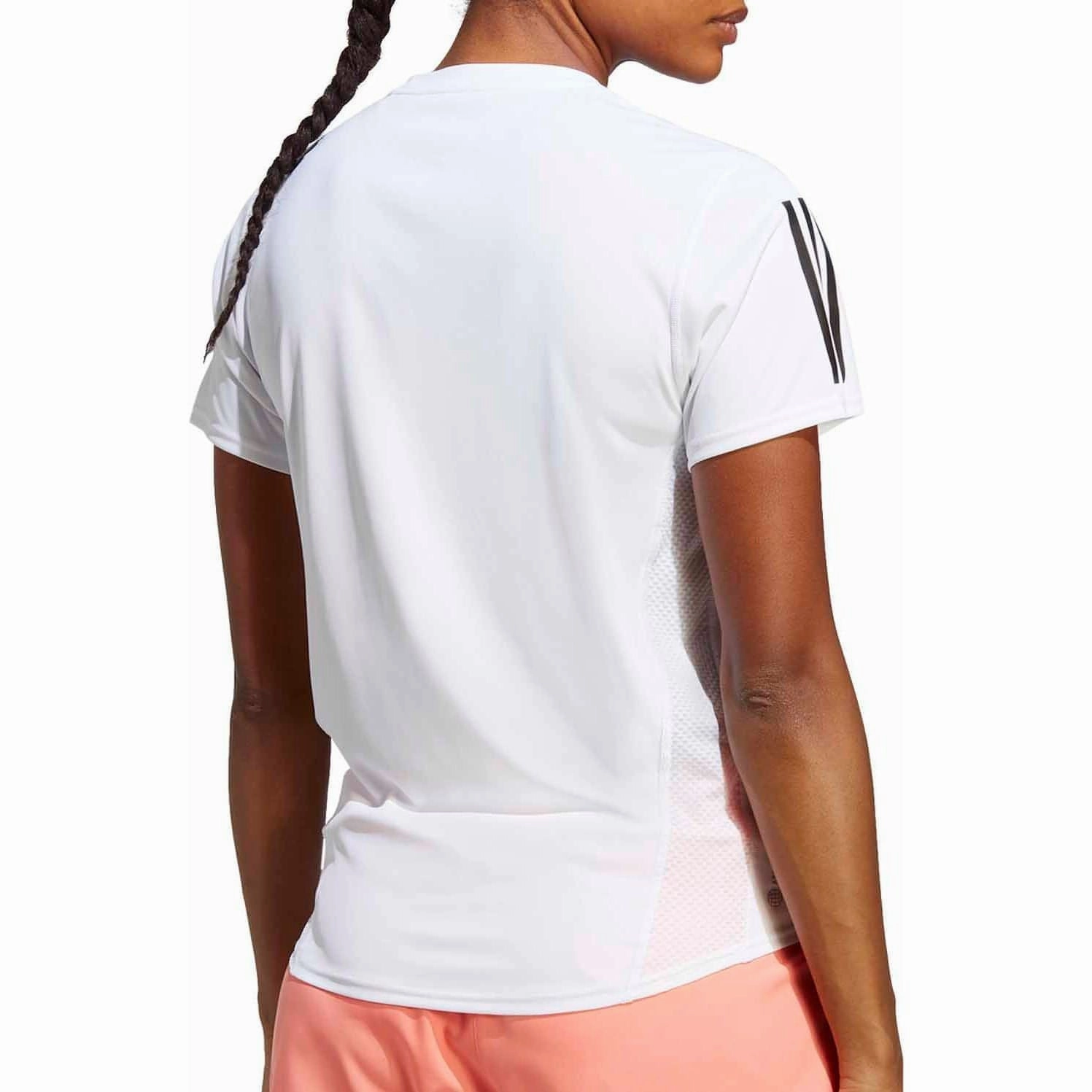 Cool Design adidas Own The Run Short Sleeve Womens Running Top - White