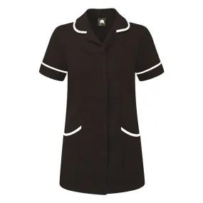 Florence Classic Tunic | BLACK/WHITE Breathable Stretch Fabric