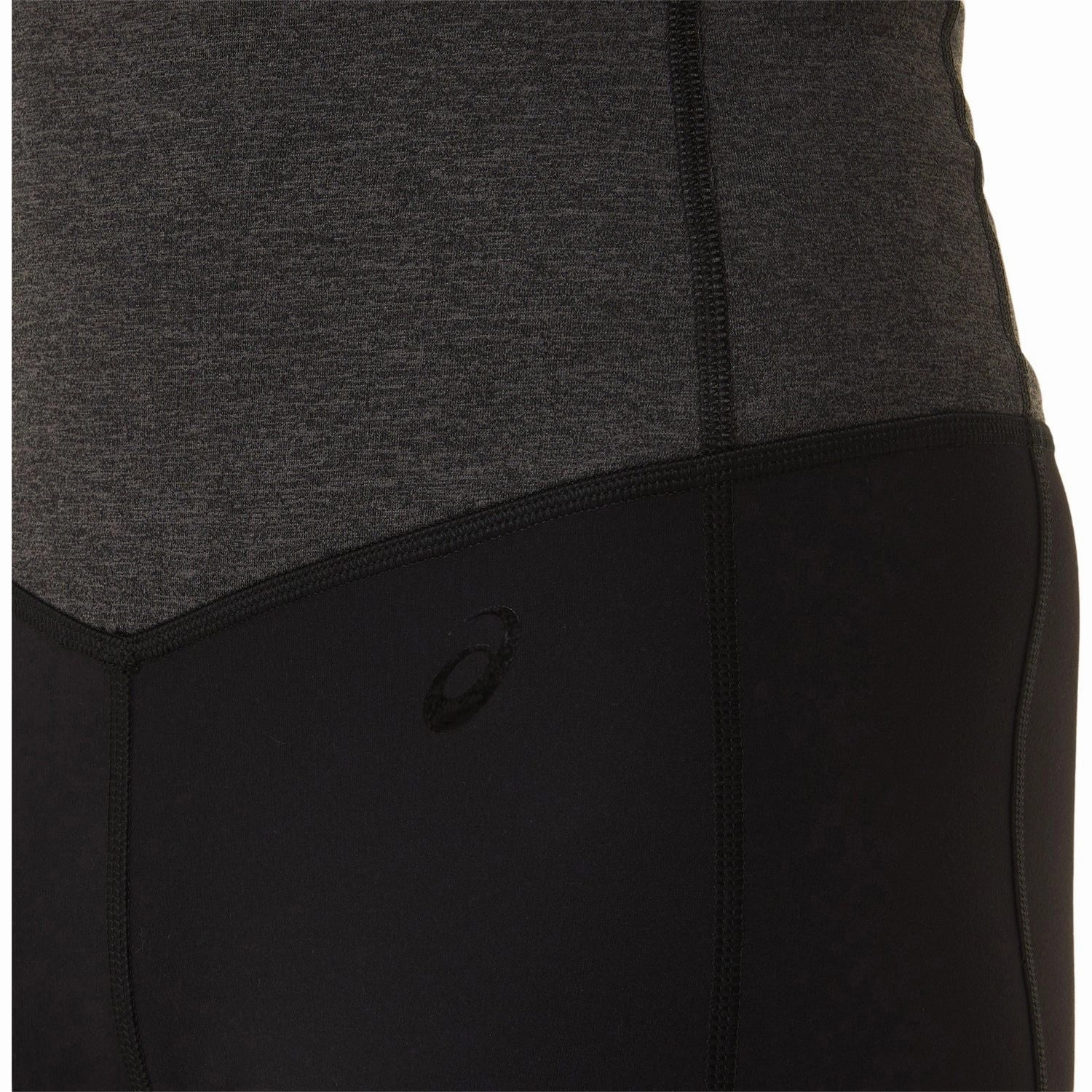Asics Flexform Colour Block Womens Running Bike Short Tights - Black Sweat Resistant Coating Contemporary Cut