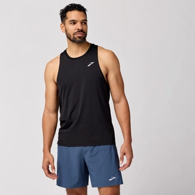 Quick Fit Wind Resistant Front Brooks Men's Atmosphere Singlet 3.0