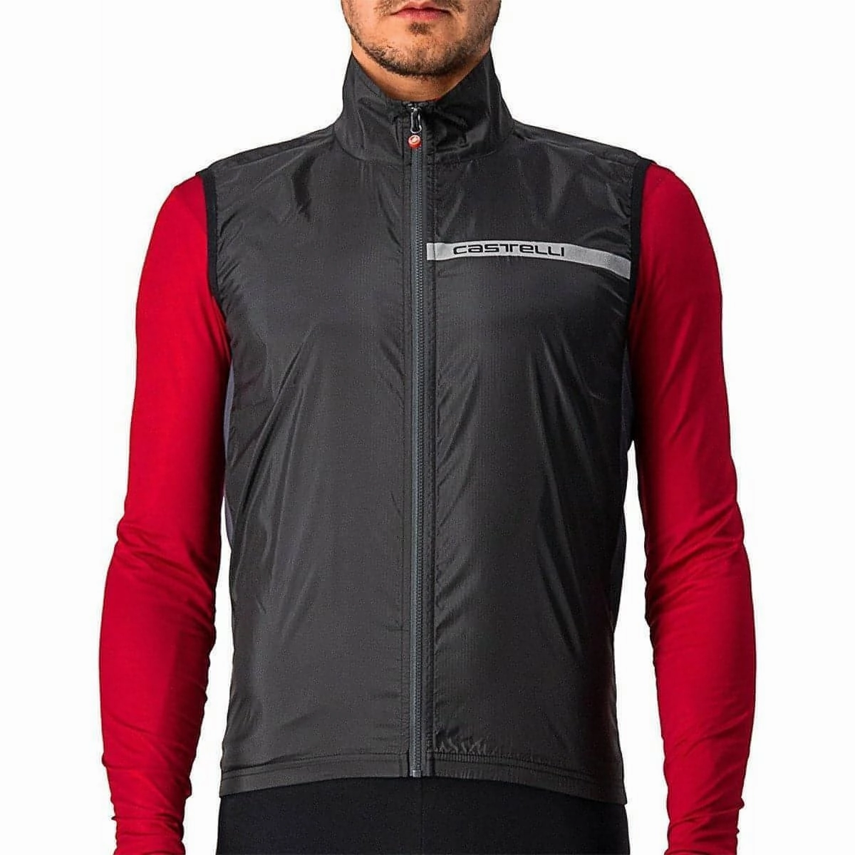 Athletic Motion Castelli Squadra Stretch Mens Cycling Gilet - Black