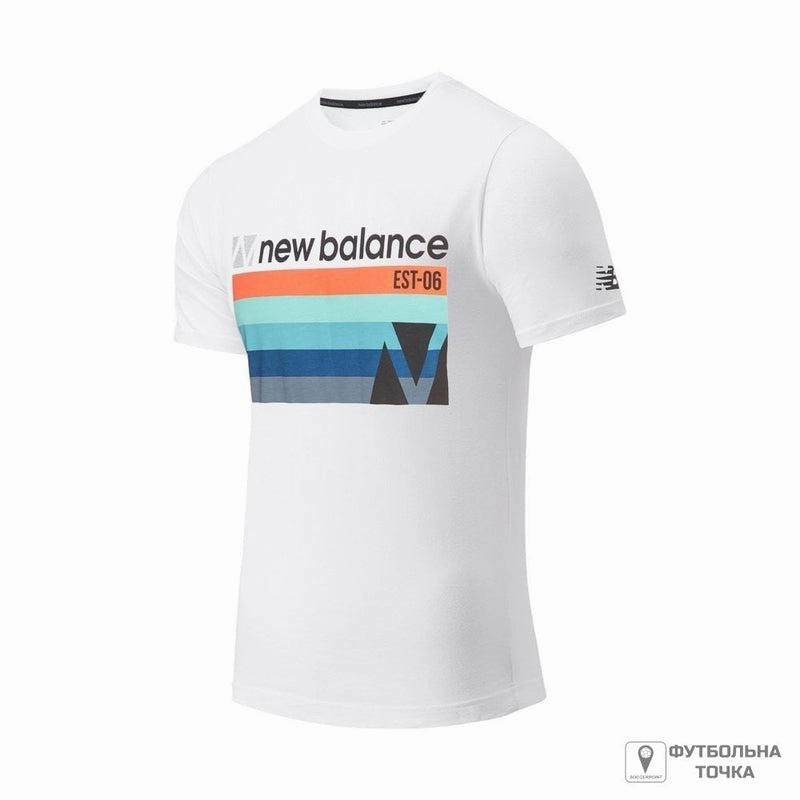 Men's Graphic Heathertech T-Shirt - White/Multi Soft Sweater