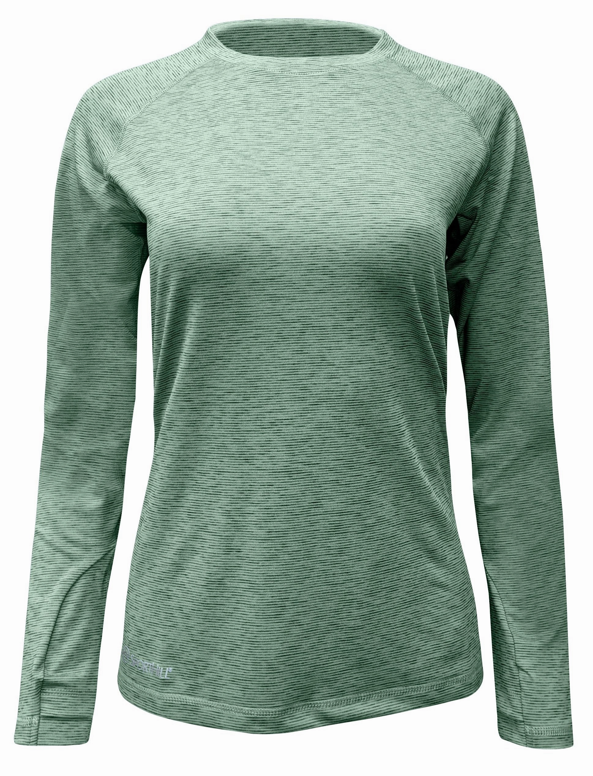 Office Wear Thermal Regulating Design SportHill Women's Quanta Crew Top