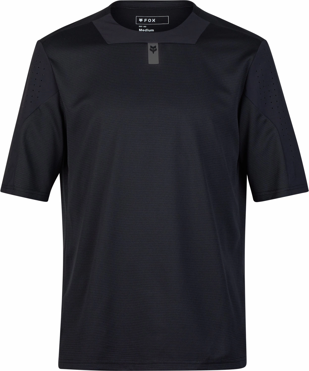 fashion-conscious Impact Absorption Layer Fox Defend Short Sleeve Mens Cycling Jersey - Black