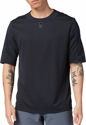 Fox Defend Short Sleeve Mens Cycling Jersey - Black Easy to use