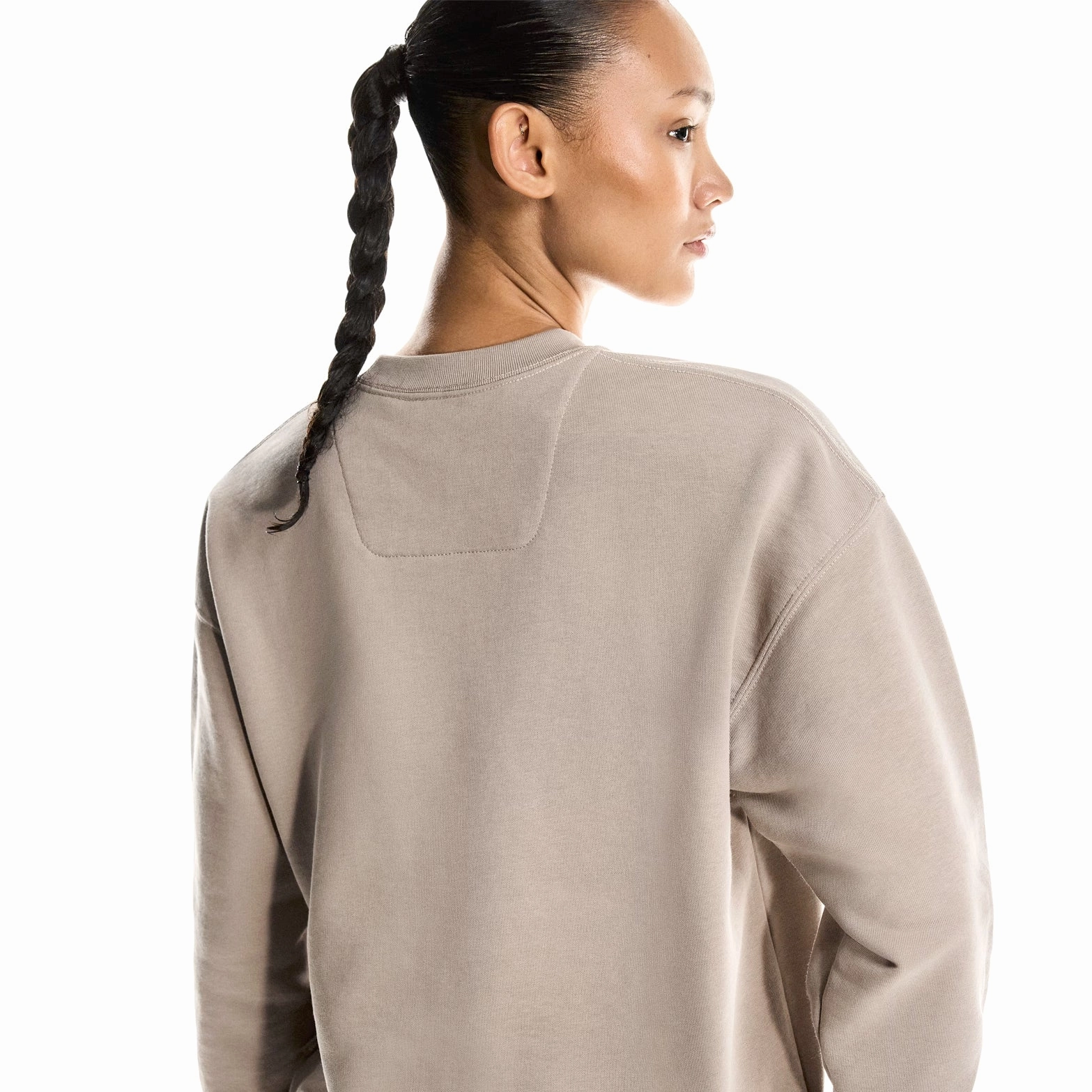 WrinkleFreeFabric smooth zipper Women's Club Crew Desert