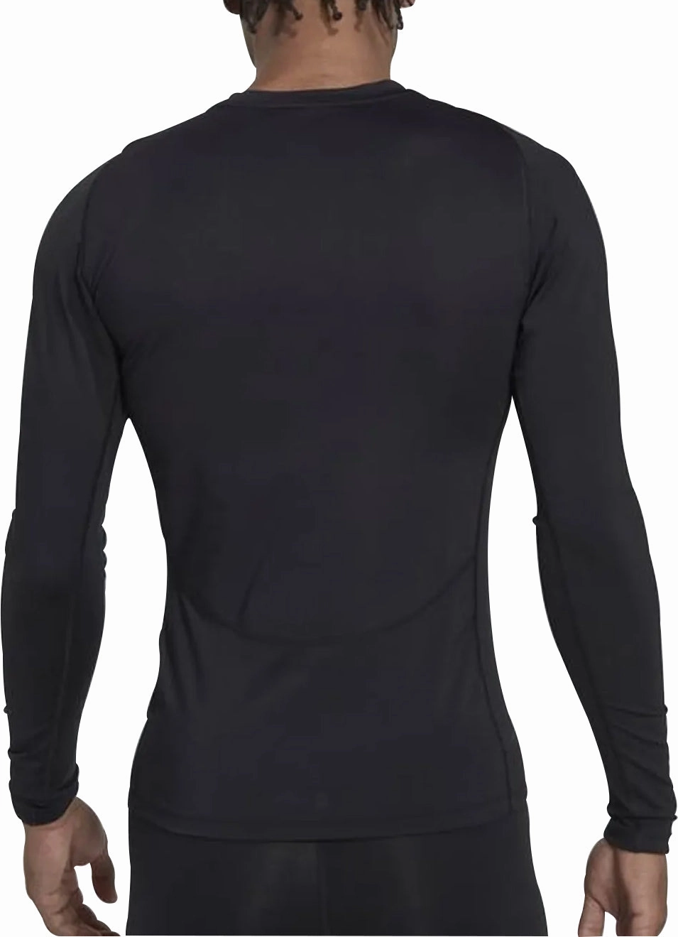 adidas Tech Fit Long Sleeve Mens Training Top - Black Work Safe
