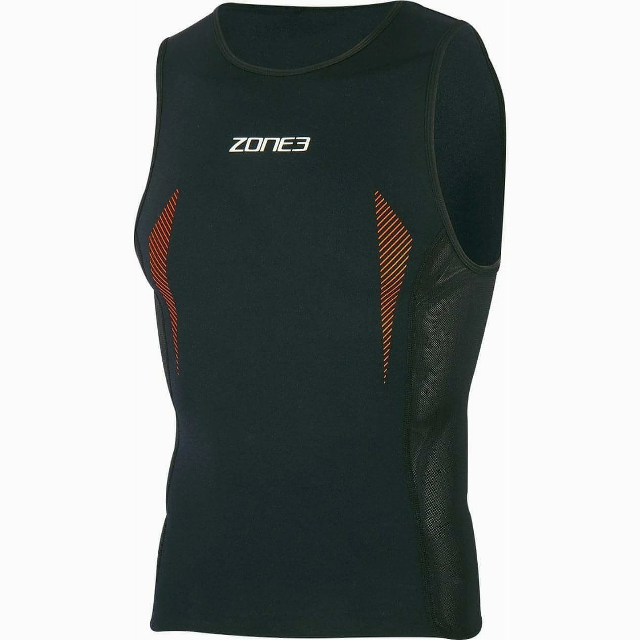 Zone3 Swim-Top Mens Sleeveless Top - Black Quick Release Buckle