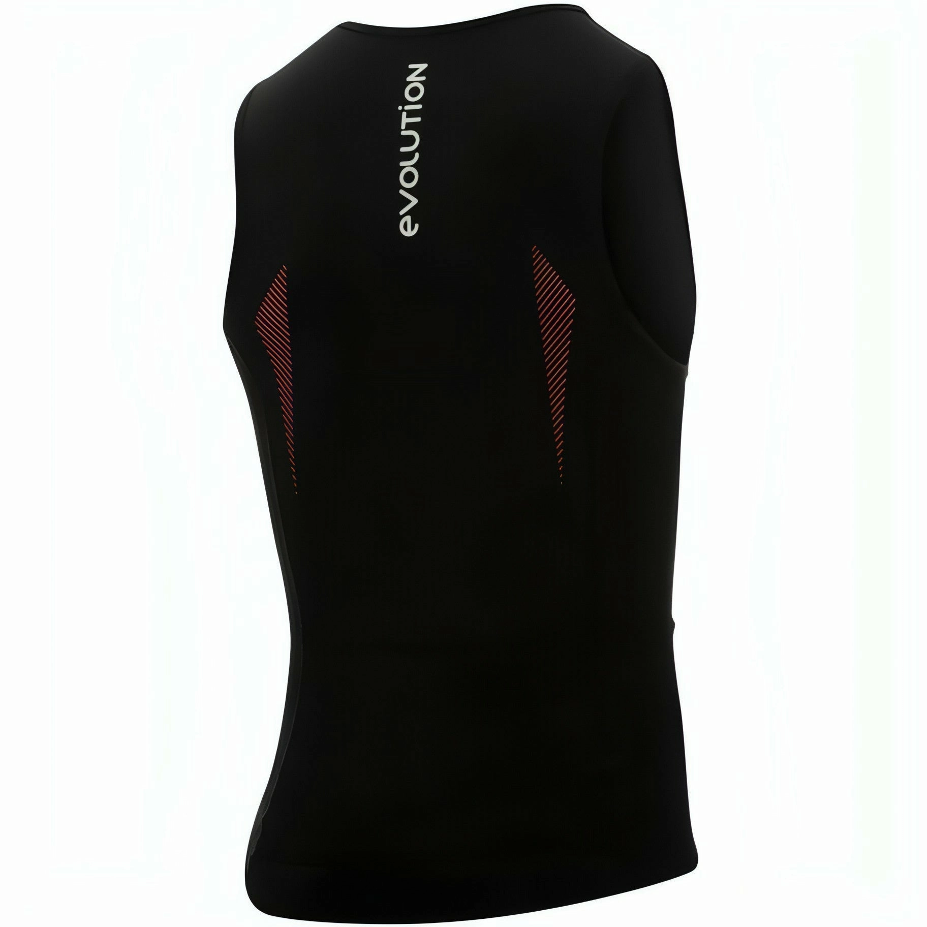Stackable Packing Zone3 Swim-Top Mens Sleeveless Top - Black