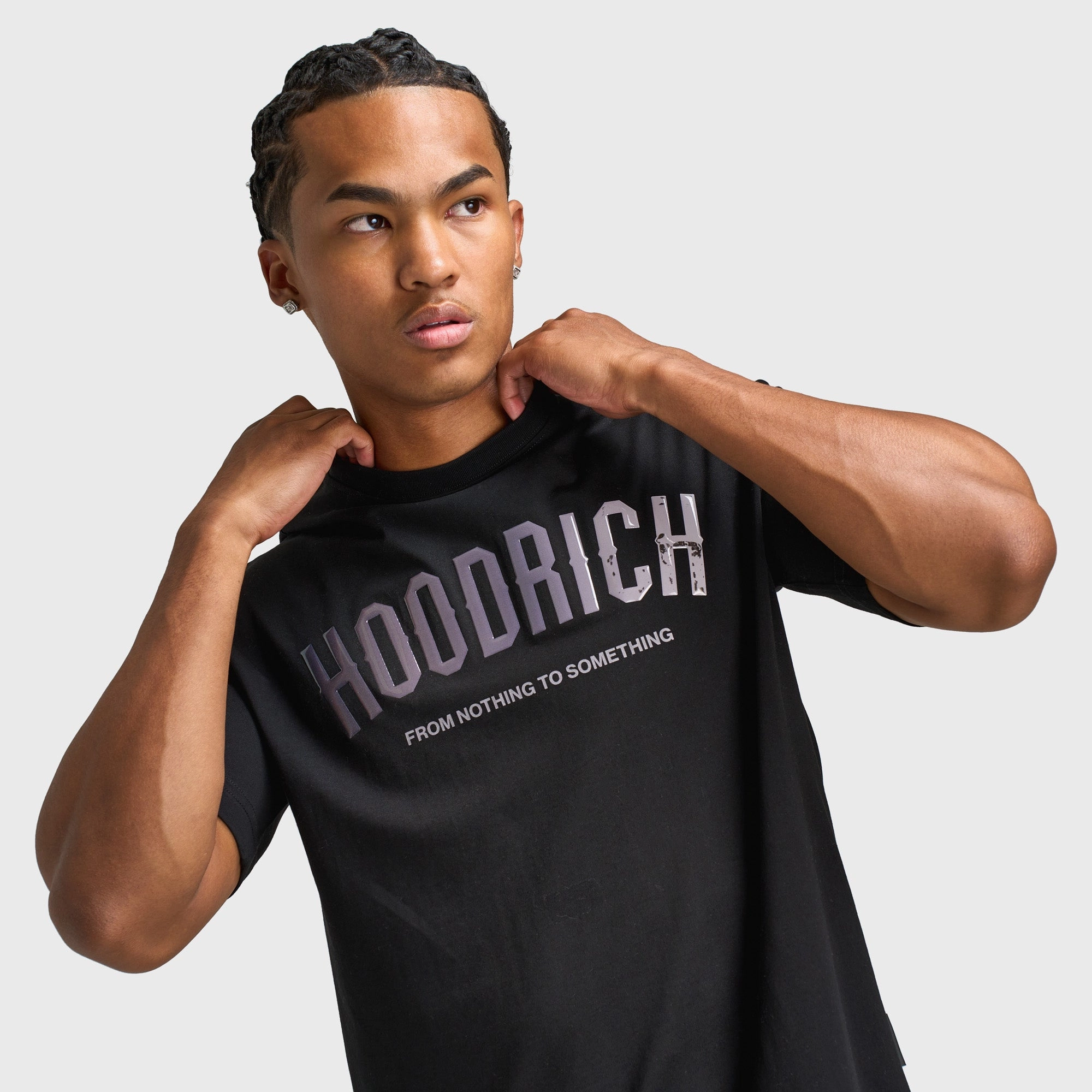 Hoodrich Ghost T-shirt / Black Ergonomic Shape