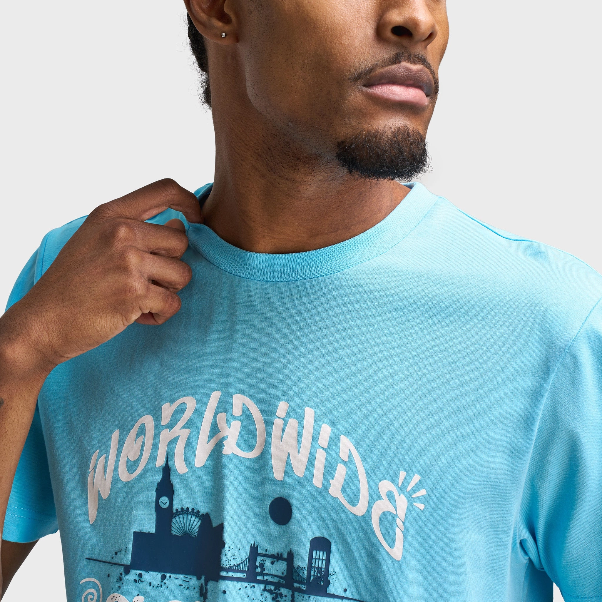 dust resistant Sonneti World Graphic T-Shirt / Baltic Sea
