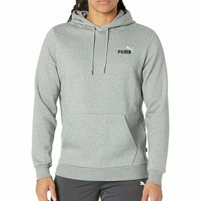Rain Proof Royal Mode Puma Essential   Embroidery Logo Mens Training Hoody - Grey