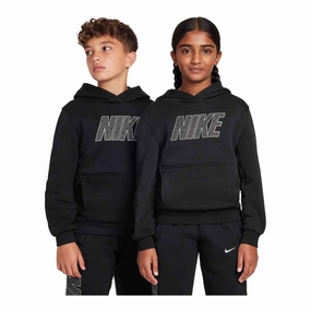 Nike Sportswear Club Fleece Big Kids' Pullover Hoodie Cool Glow