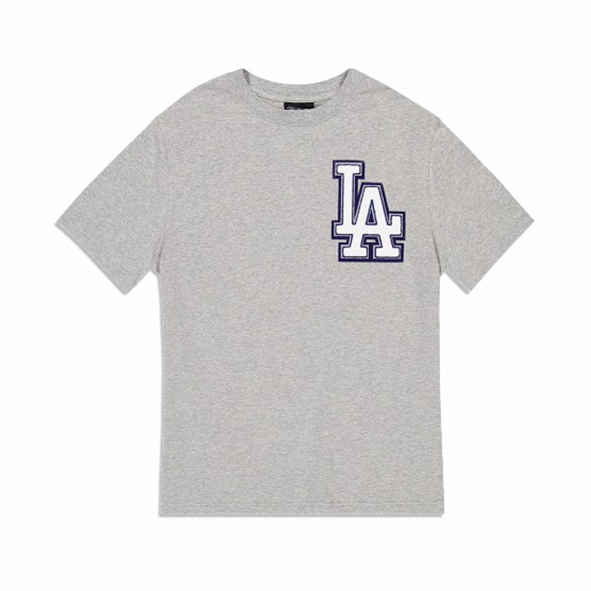 Gray Logo Select 'Los Angeles Dodgers' Men's T-Shirt SoftTouch Loose Thread