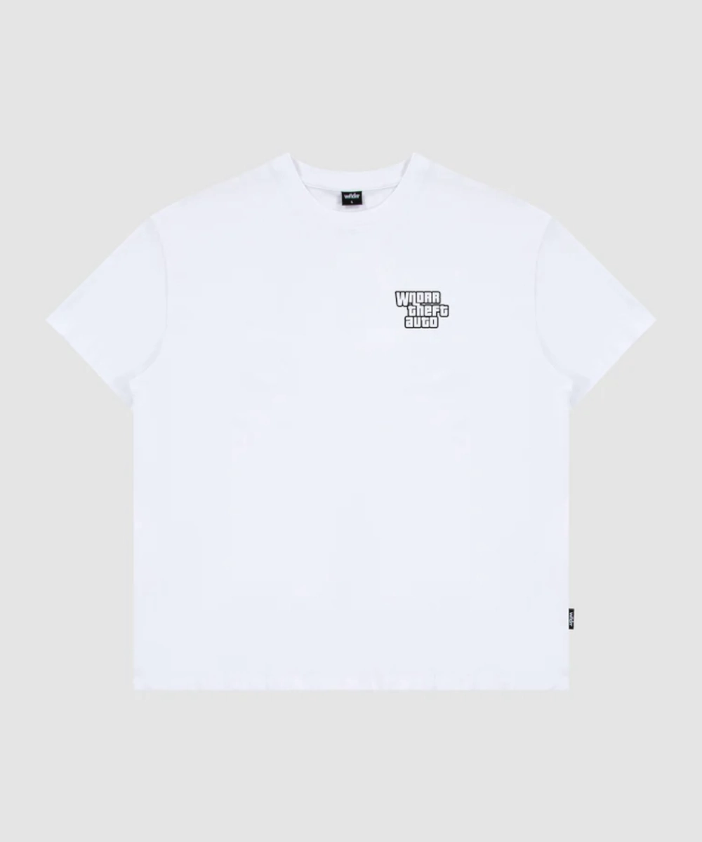 WNDRR Most Wanted Box Fit Tee (White) SmoothZipper
