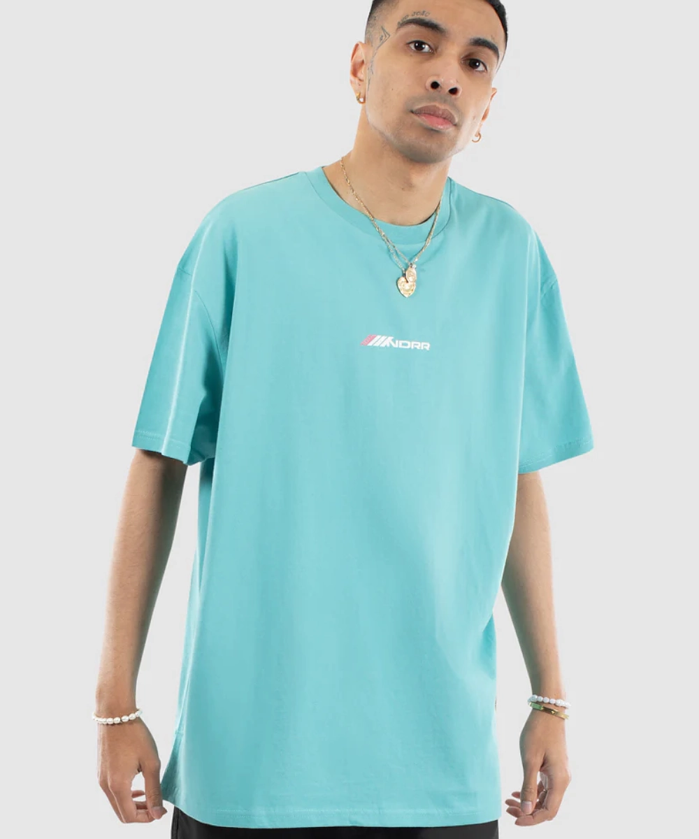 WNDRR Detach SMU Box Fit Tee (Teal) Athleisure Cool
