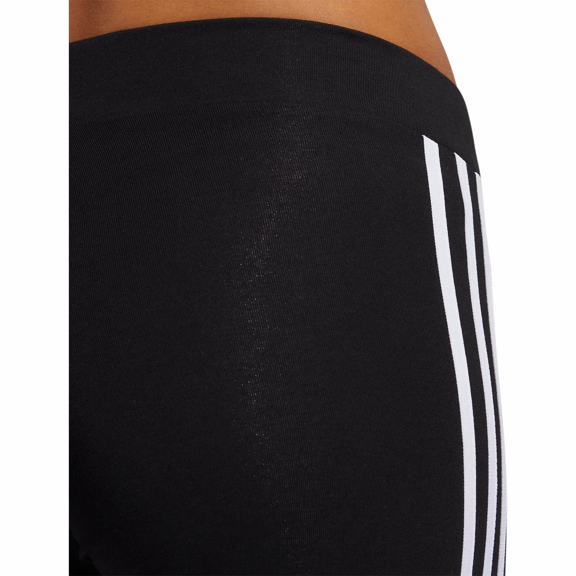adidas Adicolour Classic 3 Stripes Womens Long Training Tights - Black WrinkleResistantFabric Game Day