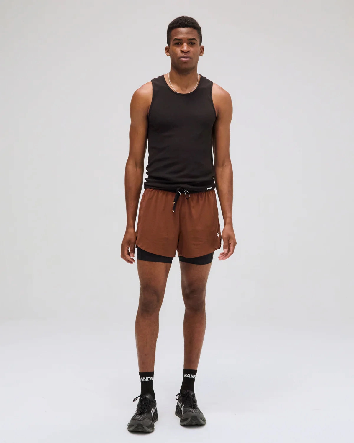 Men's Vento 2-in-1 Shorts Coffee Bean Reinforced Stress Points
