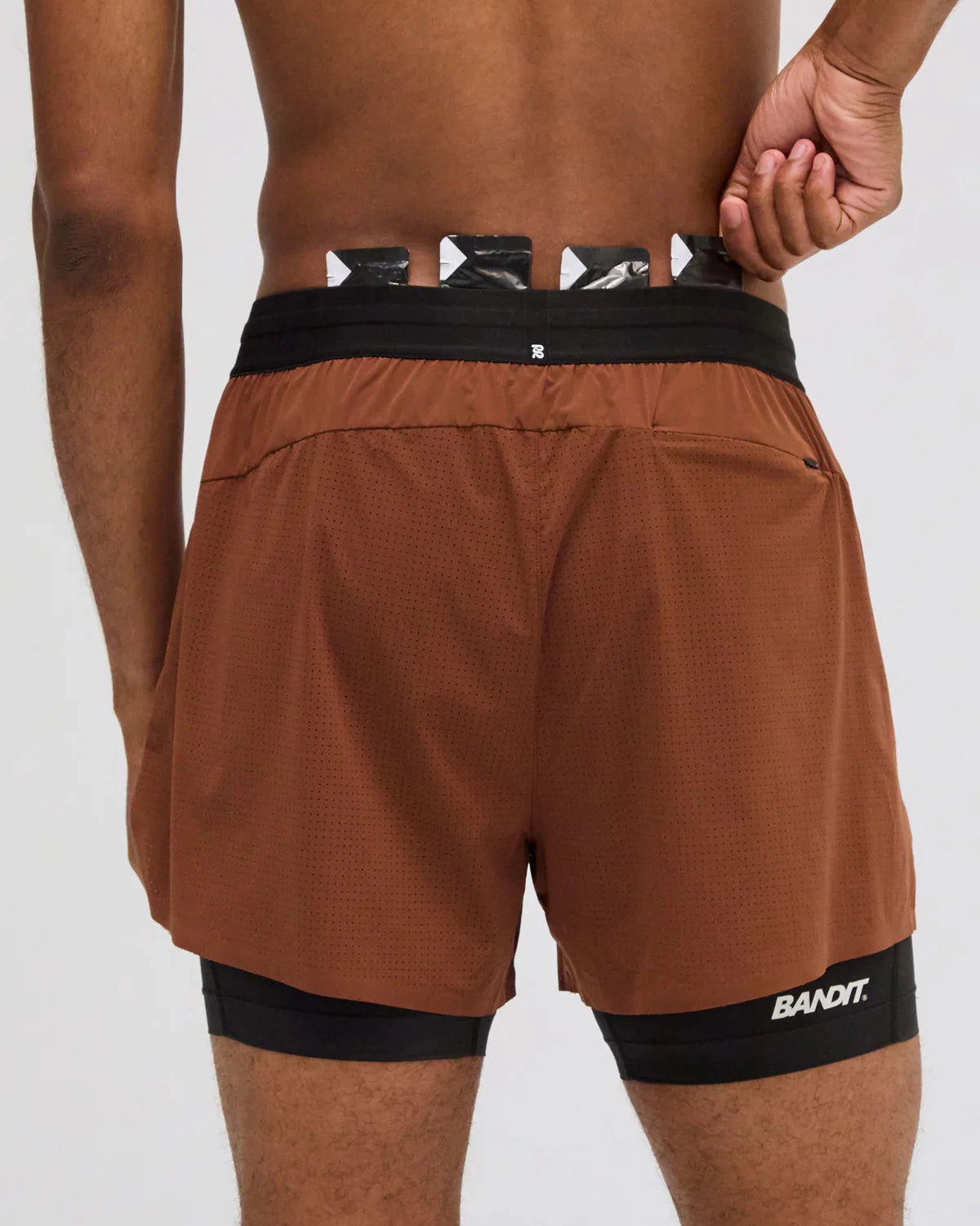 Next Core SoftenedEdges Men's Vento 2-in-1 Shorts Coffee Bean
