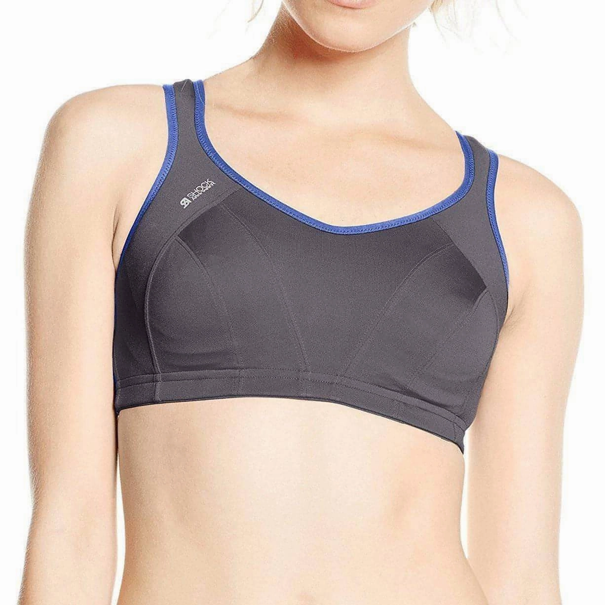 Shock Absorber Active Support Womens Sports Bra - Grey Active Lifestyle Gear