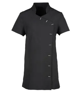 'Orchid' Beauty & Spa Tunic Asymmetric | BLACK CompactPackableDesign Spark Mood