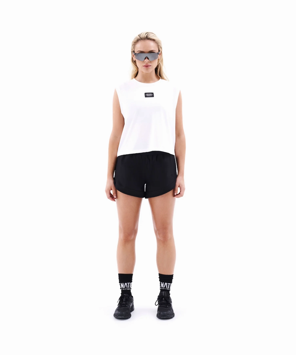 P.E Nation Undefeated Tank (Optic White) HighElasticity Fiber Joy Mood