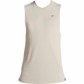 Gymshark Studio Mens Training Vest - Grey Rush Mode VersatileCuff