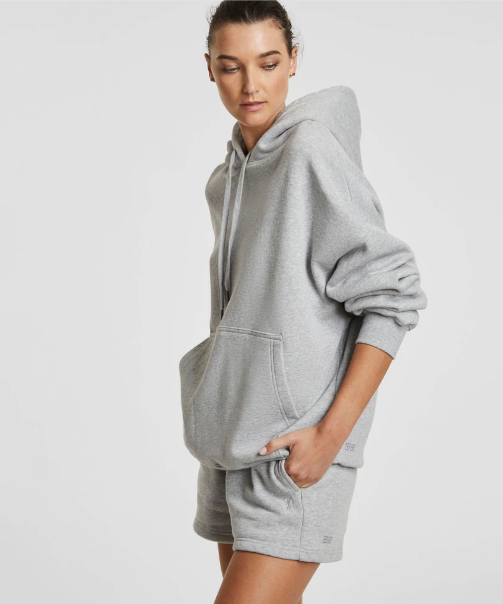 Ksubi 3x4 OH G Hoodie (Grey Marl) Leather Core CompactFold