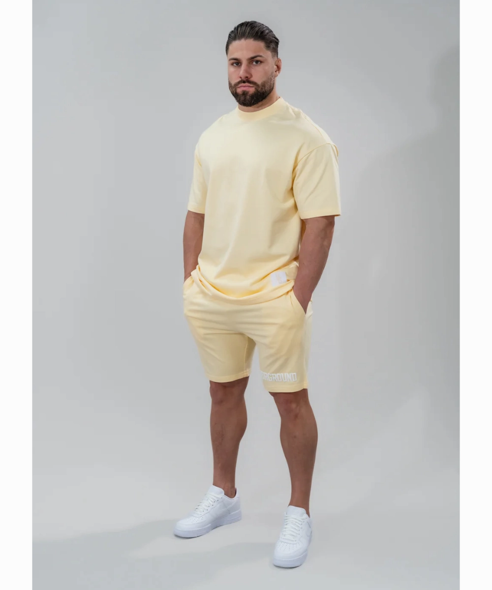 Model Glow UNDRGROUND Relaxed Fit Tee (Mellow Yellow)