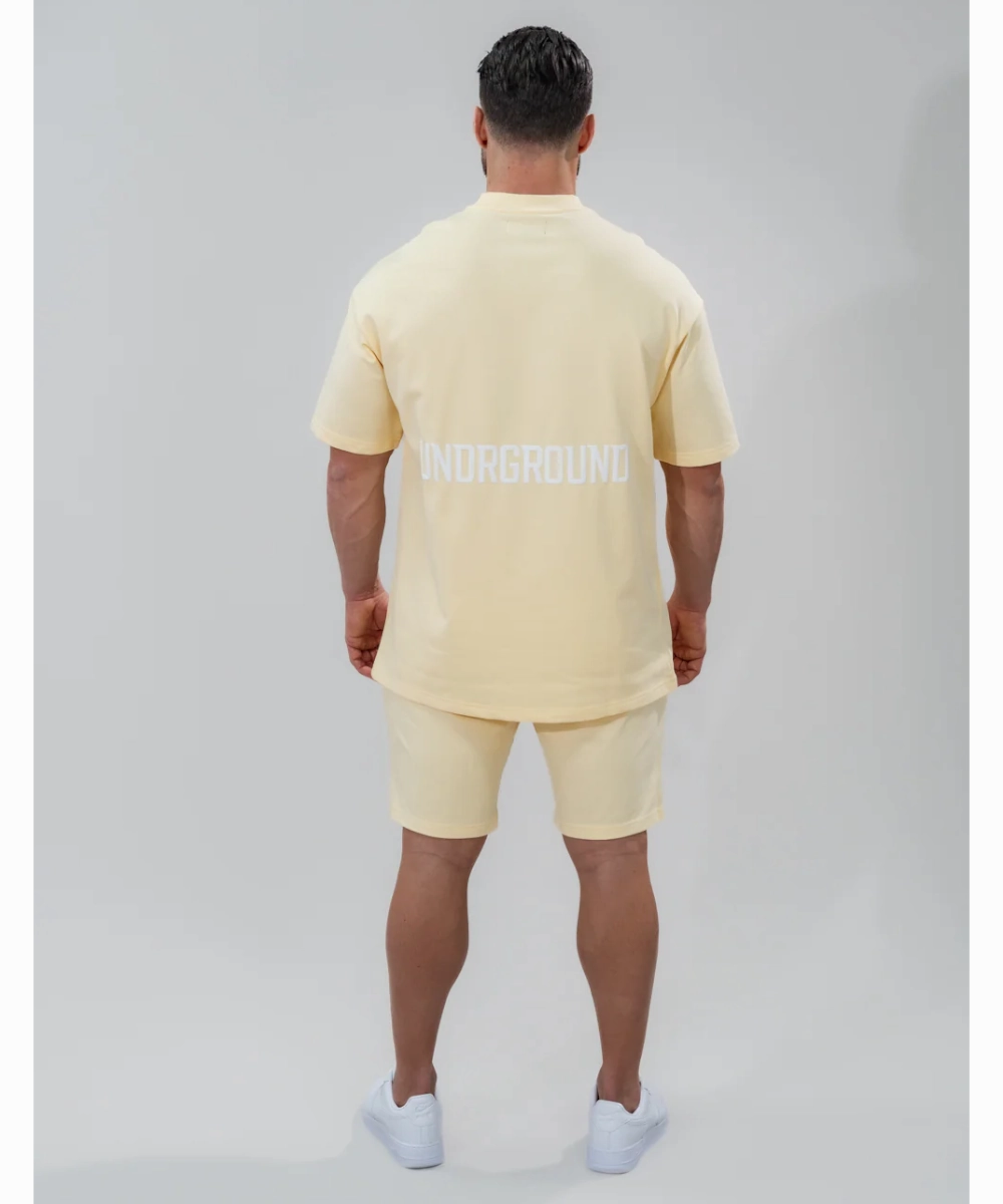 UNDRGROUND Relaxed Fit Tee (Mellow Yellow) SnagFree Surface