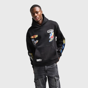 Supply & Demand Boyd Pullover Hoodie / Black Stain Resistant Comfort Fit