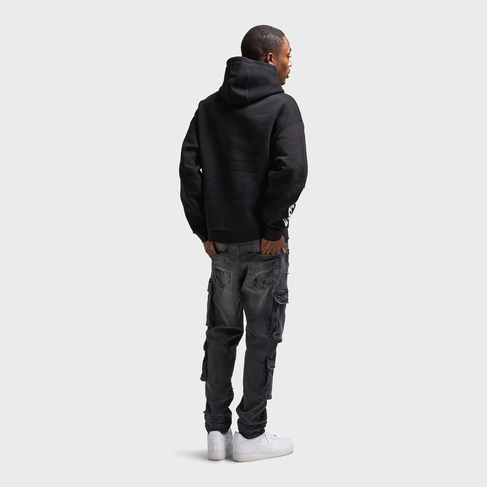 Supply & Demand Boyd Pullover Hoodie / Black Compact Travel Friendly Breathable Design