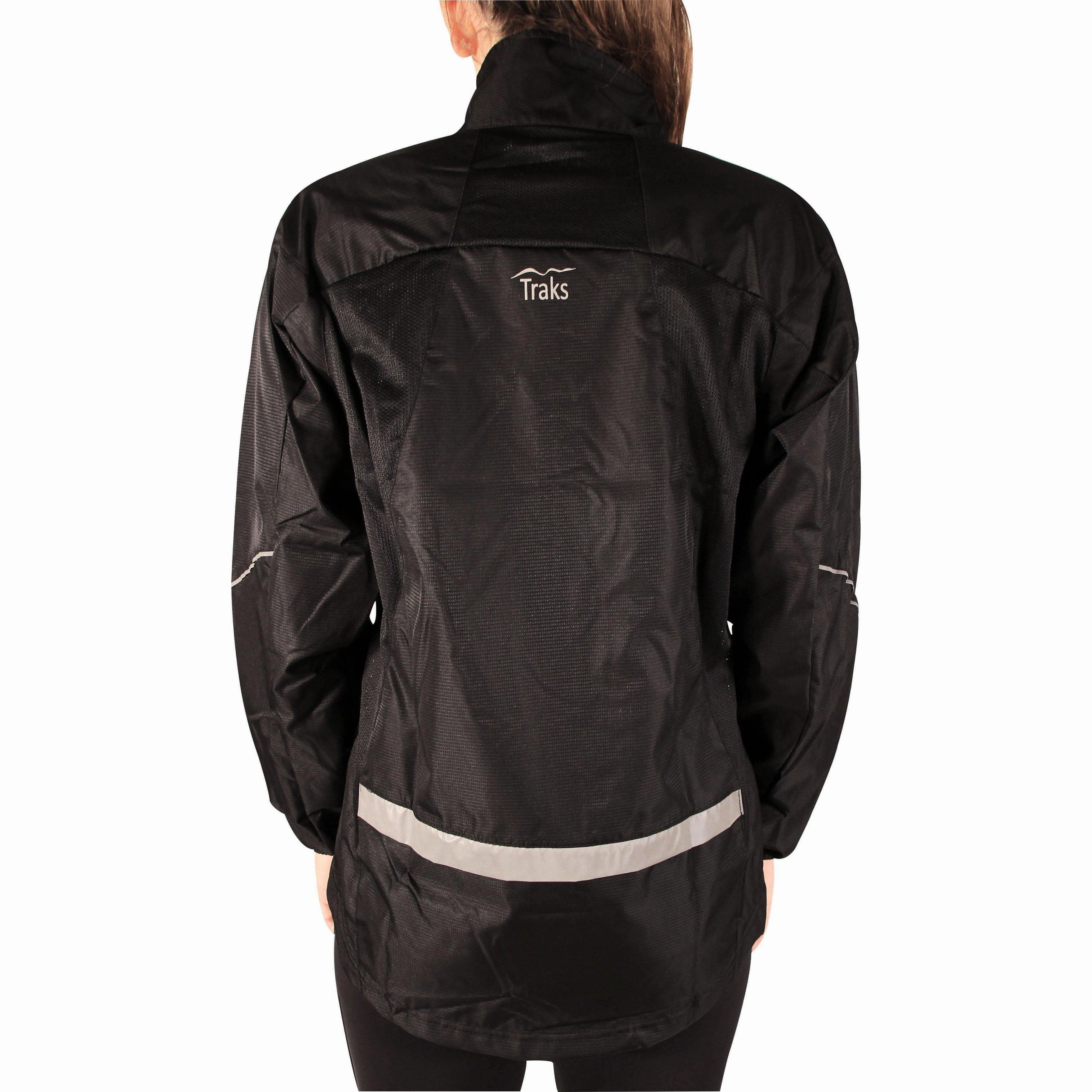 Traks Everley Womens Cycling Jacket - Black Toothpaste Give