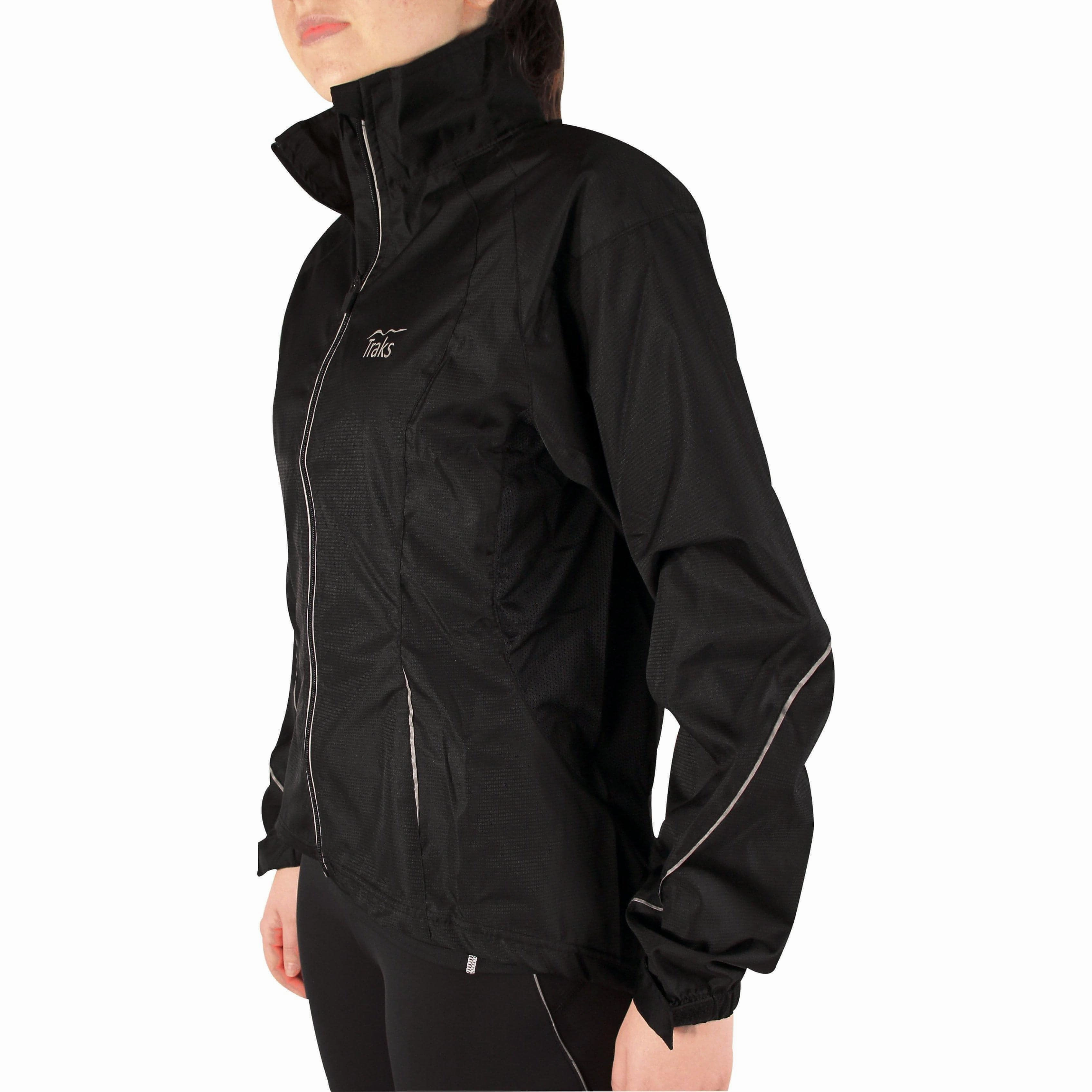 Traks Everley Womens Cycling Jacket - Black Bow-tie