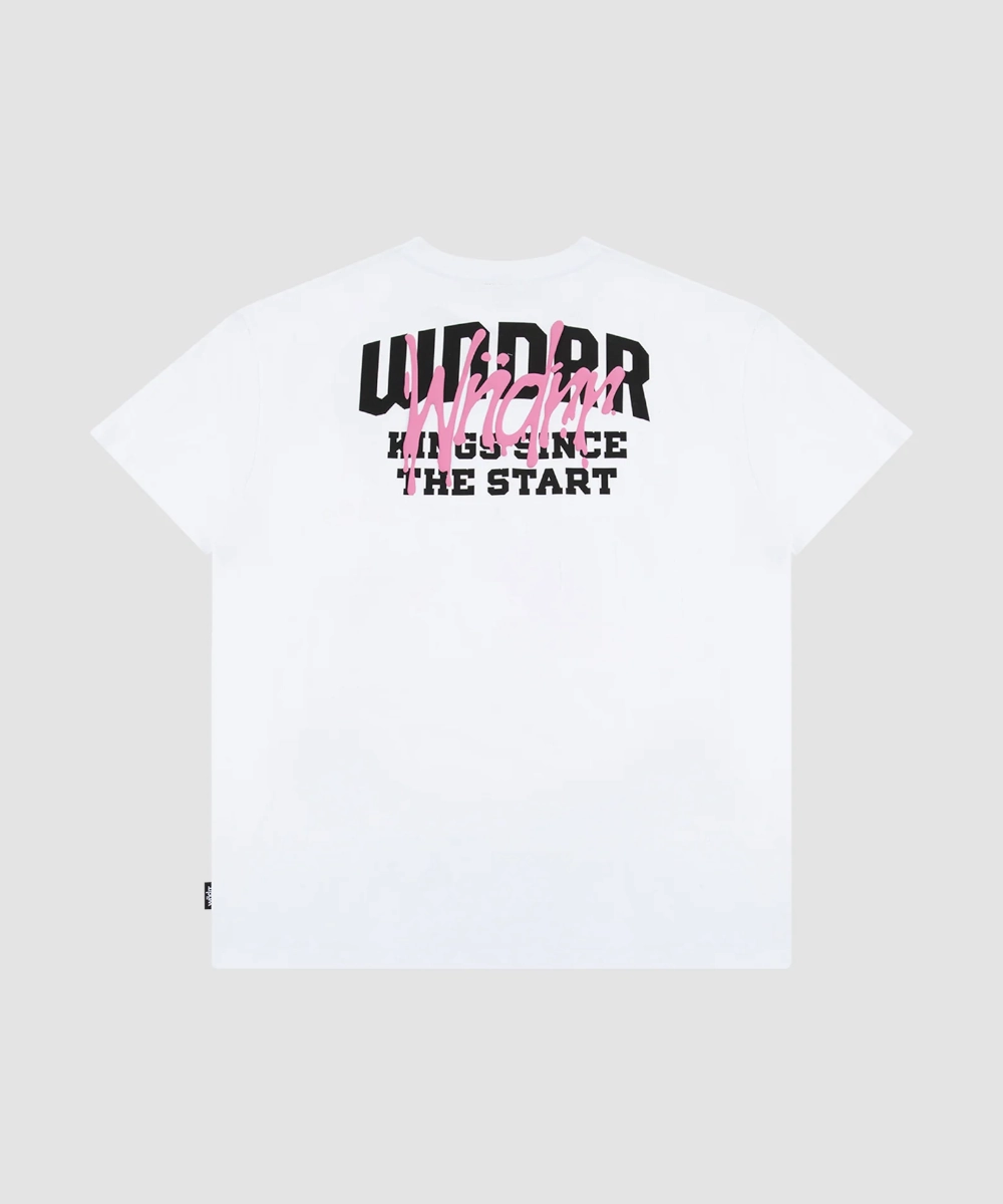 Glitter Glow Diamond Soul WNDRR Top Tier Box Fit Tee (White)