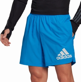 adidas Run It 7 Inch Mens Running Shorts - Blue Daywear Daily Fit