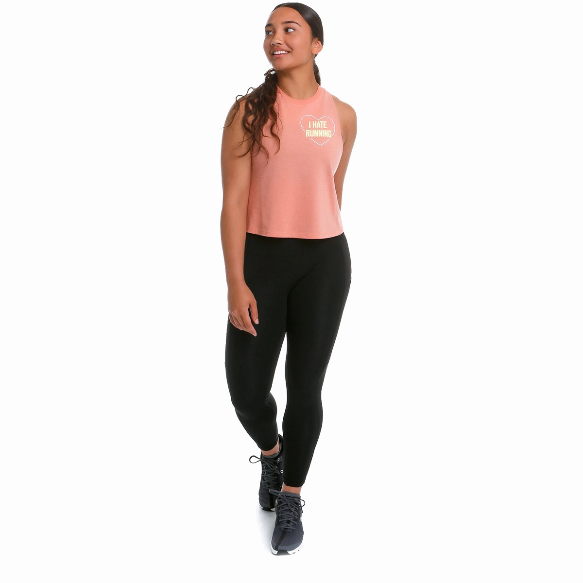 AntiStatic Treatment PolyesterBlend Pep & BB I hate Running Crop Racer
