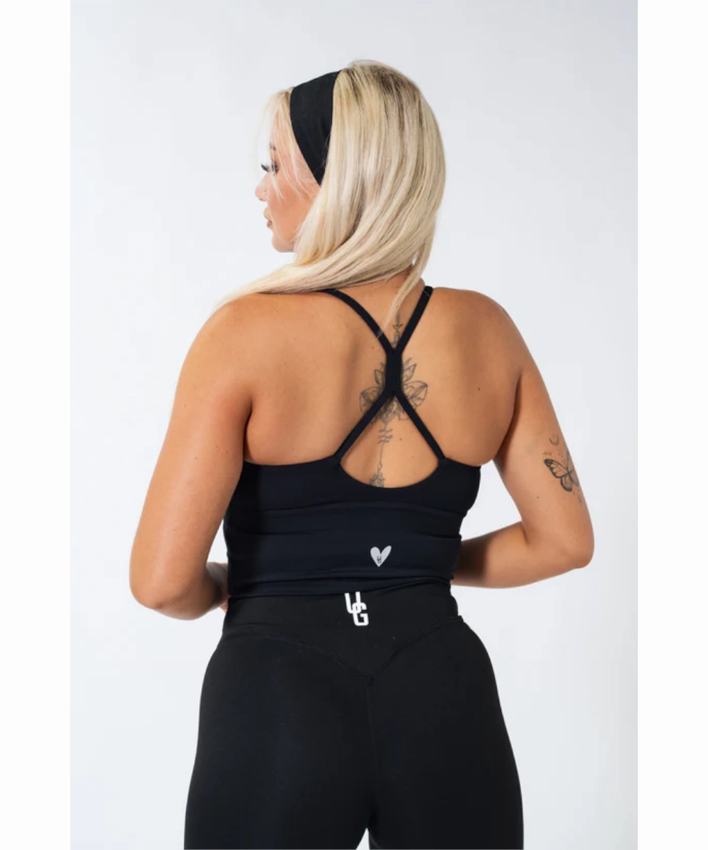 Urban Pulse UNDRGROUND Buttery Sports Singlet (Black)