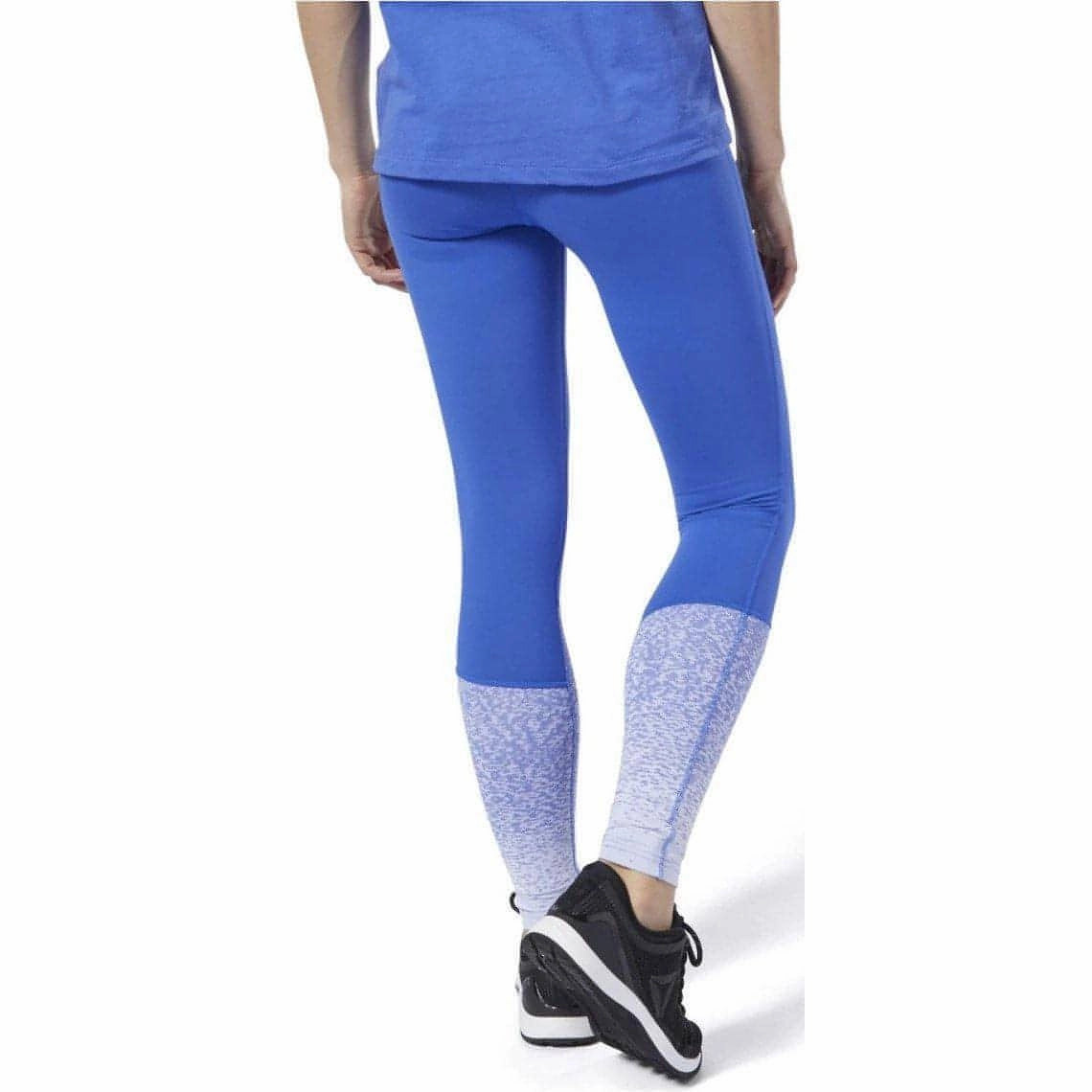 Handmade Fit Reebok Crossfit Lux Fade Womens Long Training Tights - Blue