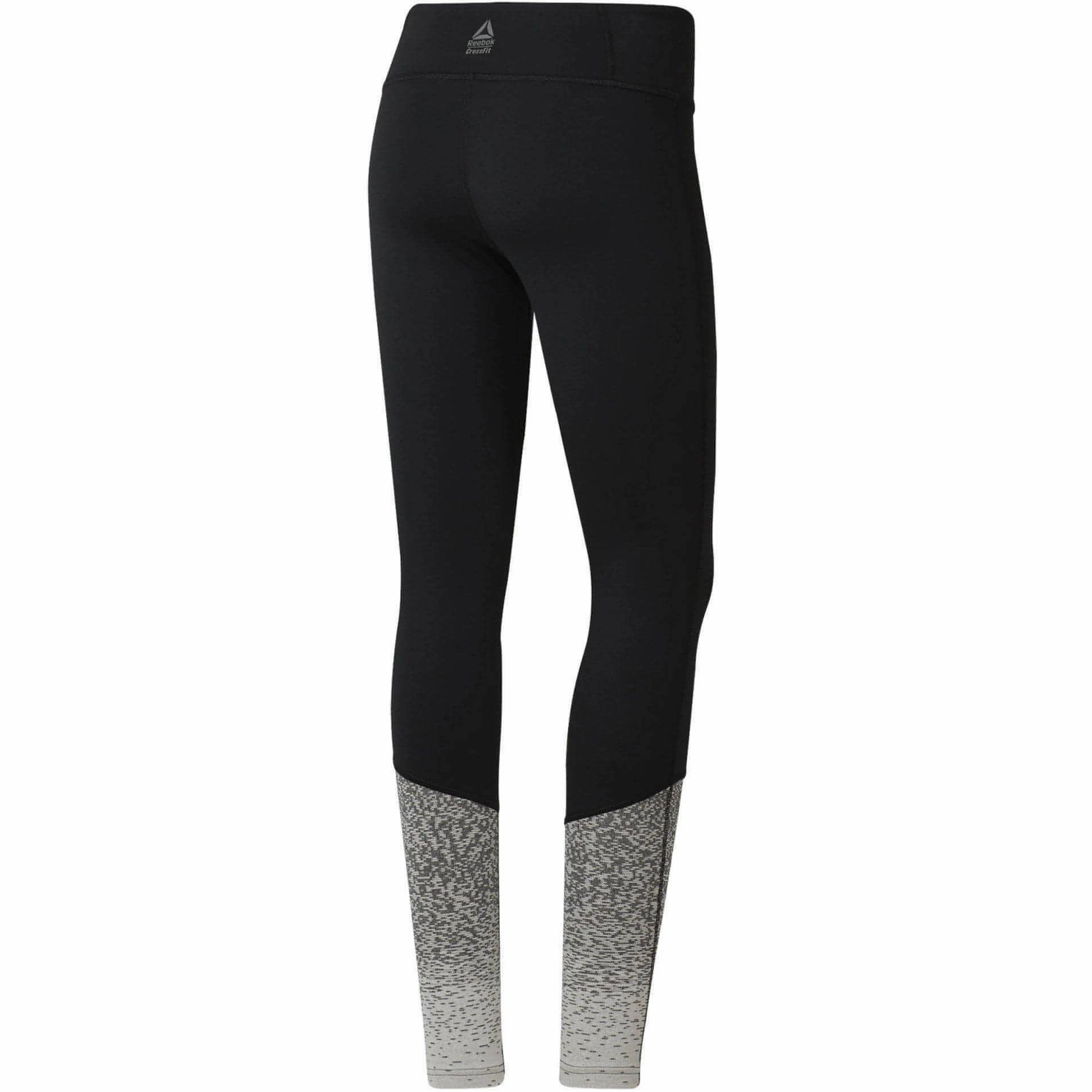 Virtual Fit QuickReleaseFastenings Reebok Lux Fade Womens Long Training Tights - Black