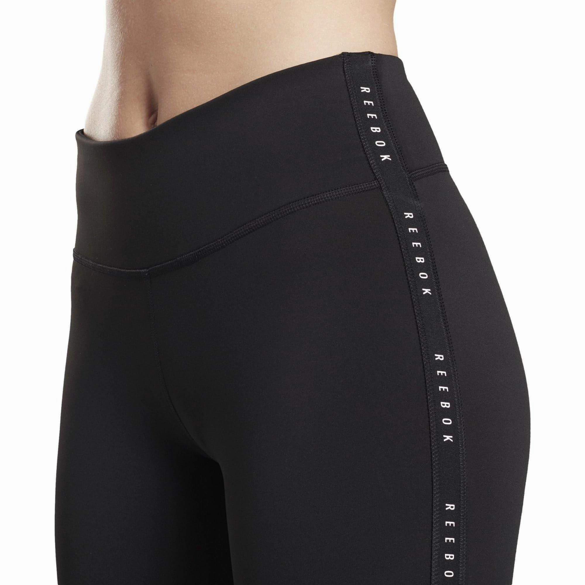 Reebok Studio Lux 2.0 High Rise Womens 7/8 Training Tights - Black Thermal Insulation ReinforcedHems