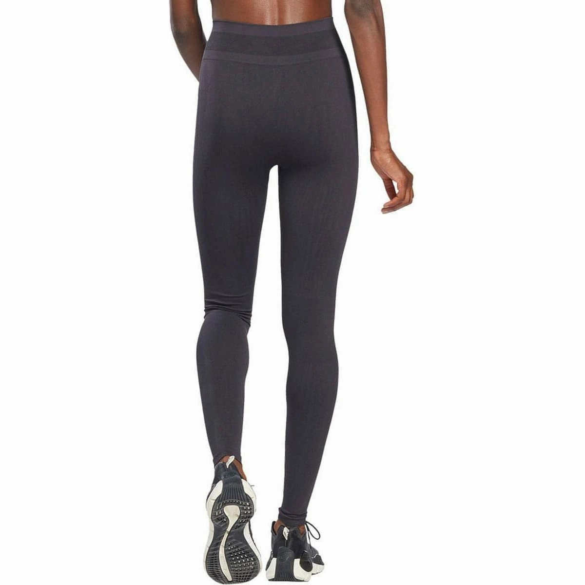 Reebok United By Fitness MYOKNIT Womens Long Training Tights - Black WrinkleResistant Fabric