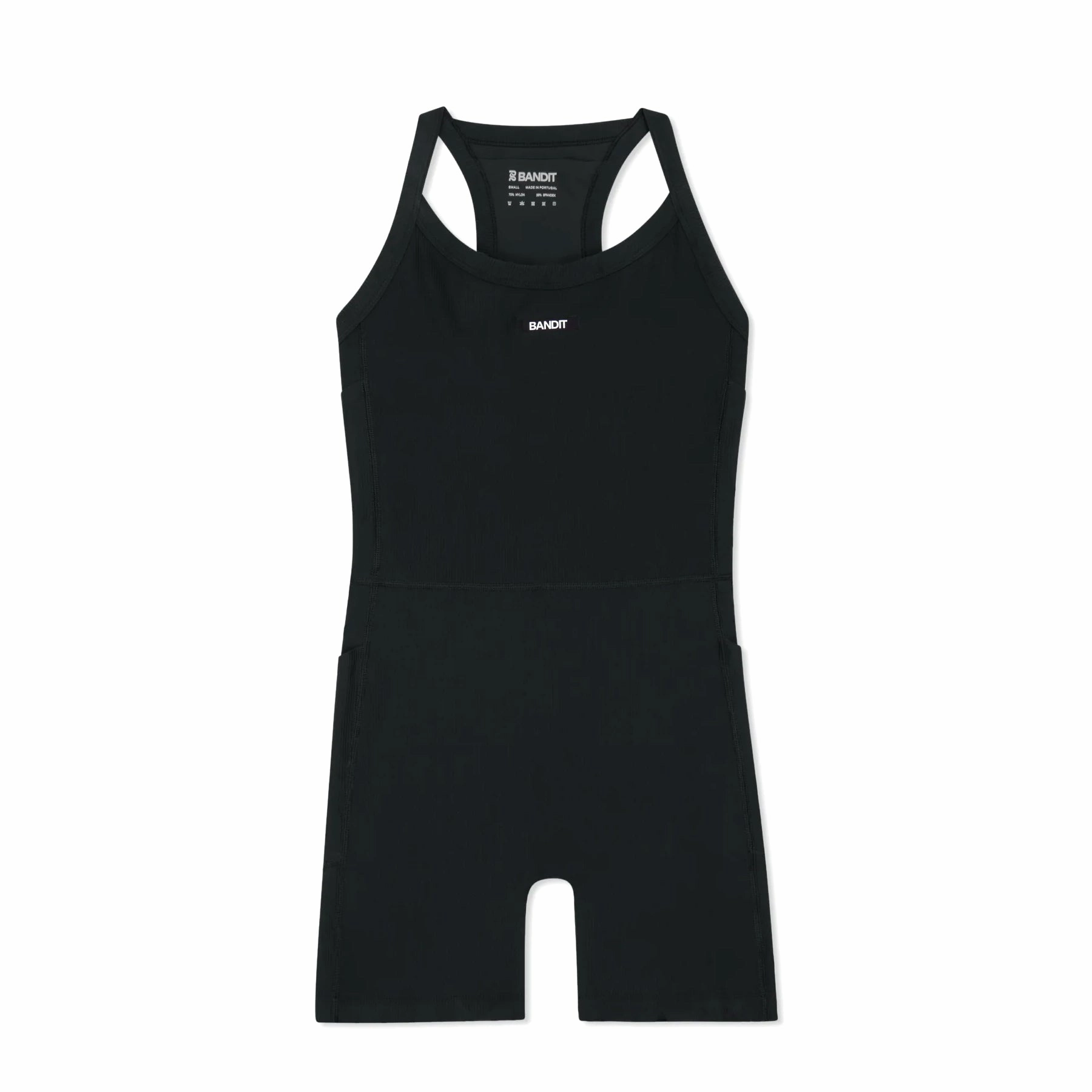 Women's Cadence Scoop Neck One Piece Black Heavy Silk