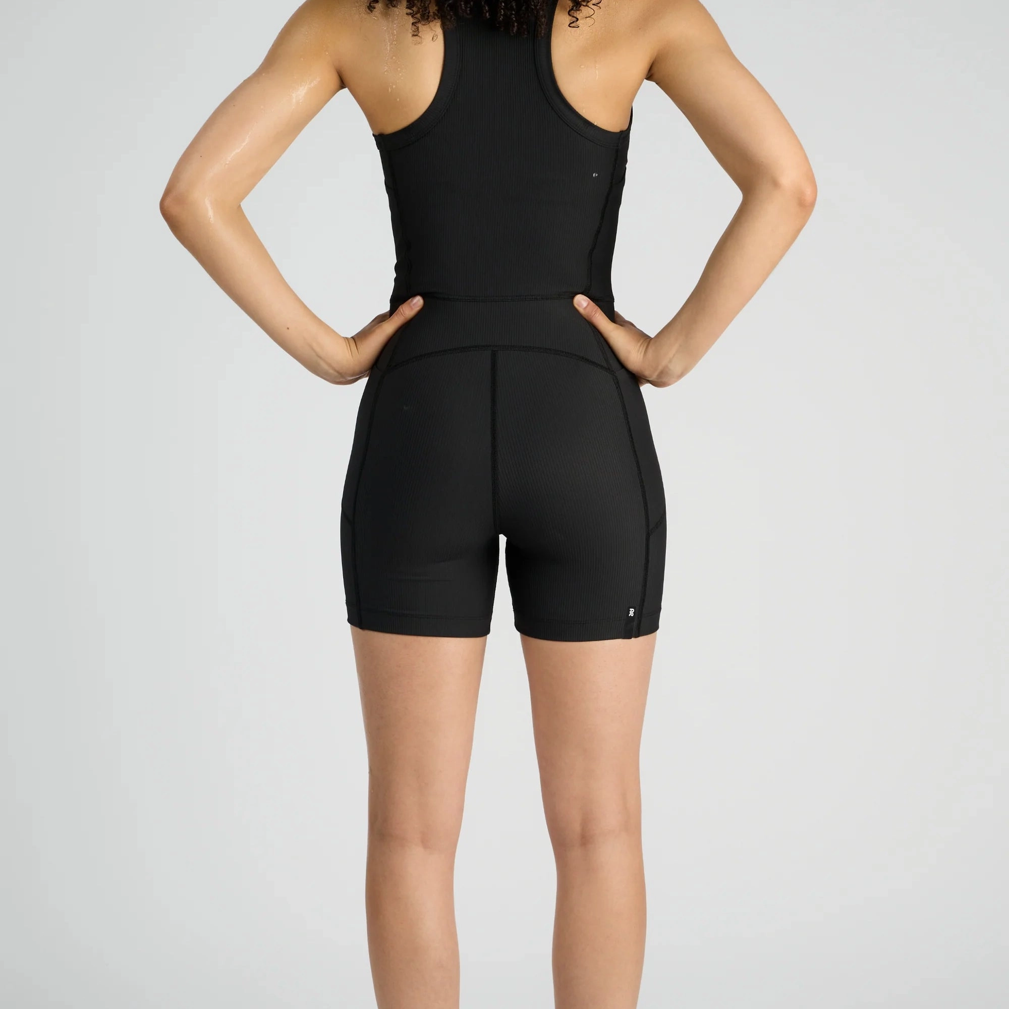 Women's Cadence Scoop Neck One Piece Black WaterRepellentSurface