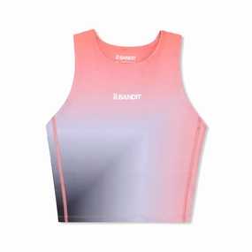 HighElasticity Fiber Women's Stamina Race Crop Thistle Print