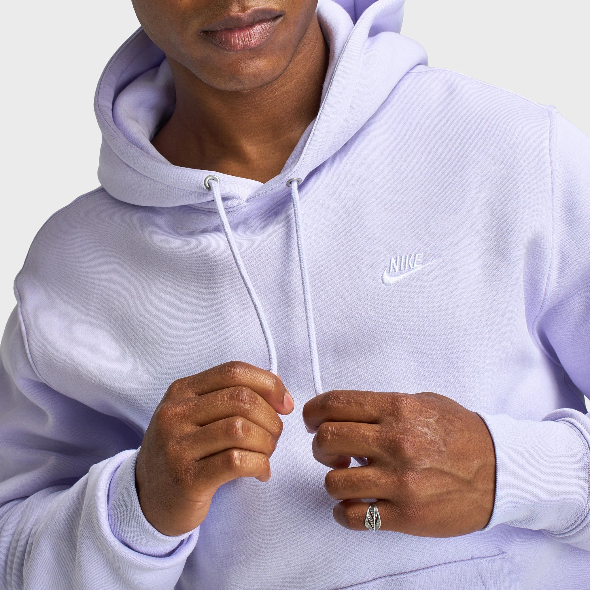 WaterproofDesign Nike Club Fleece Pullover Hoodie Amethyst Tint / Amethyst Mist - White