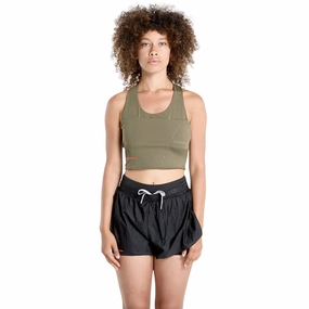 Women's Adi365 H.Koumori Running Crop Olive Strata Ethic Core